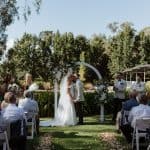 Glen Ewin Estate outdoor wedding ceremony venue South Australia